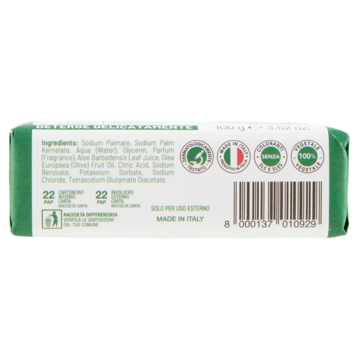 EQUILIBRA Equilibra naravno milo z aloe vero 100 ml subtilno odišavljeno