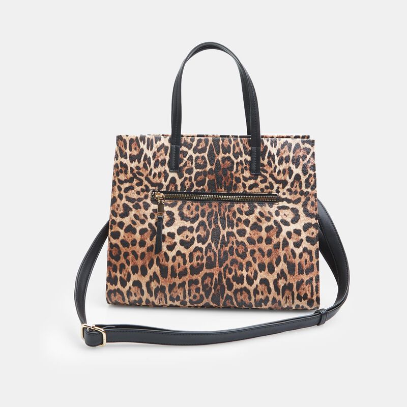 Shopper da donna con zip i tracolla