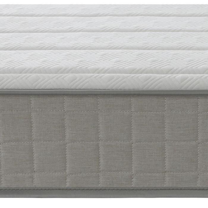 Materasso - IZTOSS - 140x190 cm - Schiuma memory - Spessore 18 cm - Gel - 7 zone comfort - Bilanciato