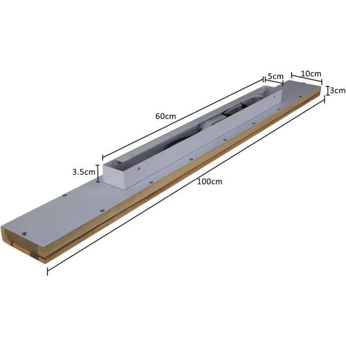 Lámpara de pared LED moderna Homefire - 16W Madera Interior 3000K Blanco cálido Lámpara de pasillo 100cm para sala de estar Dormitorio Escalera