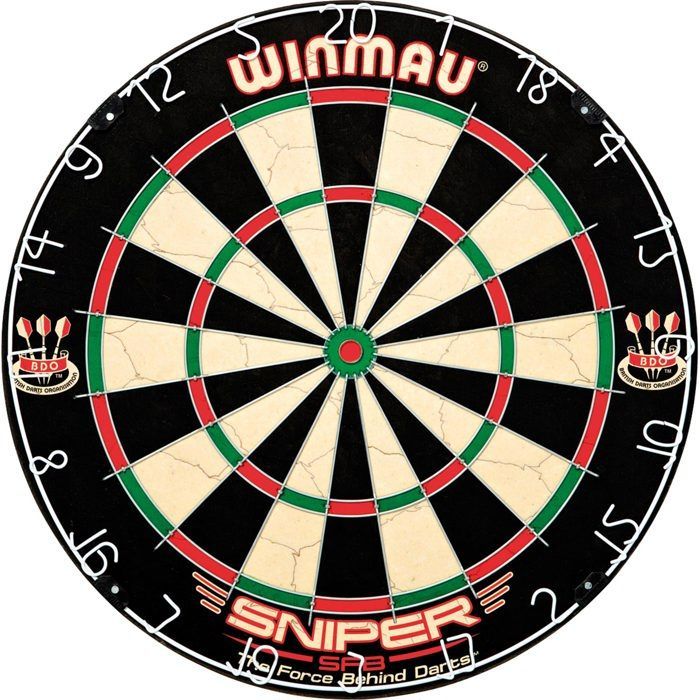 Alvo de dardos Winmau Sniper com dardos inclusos