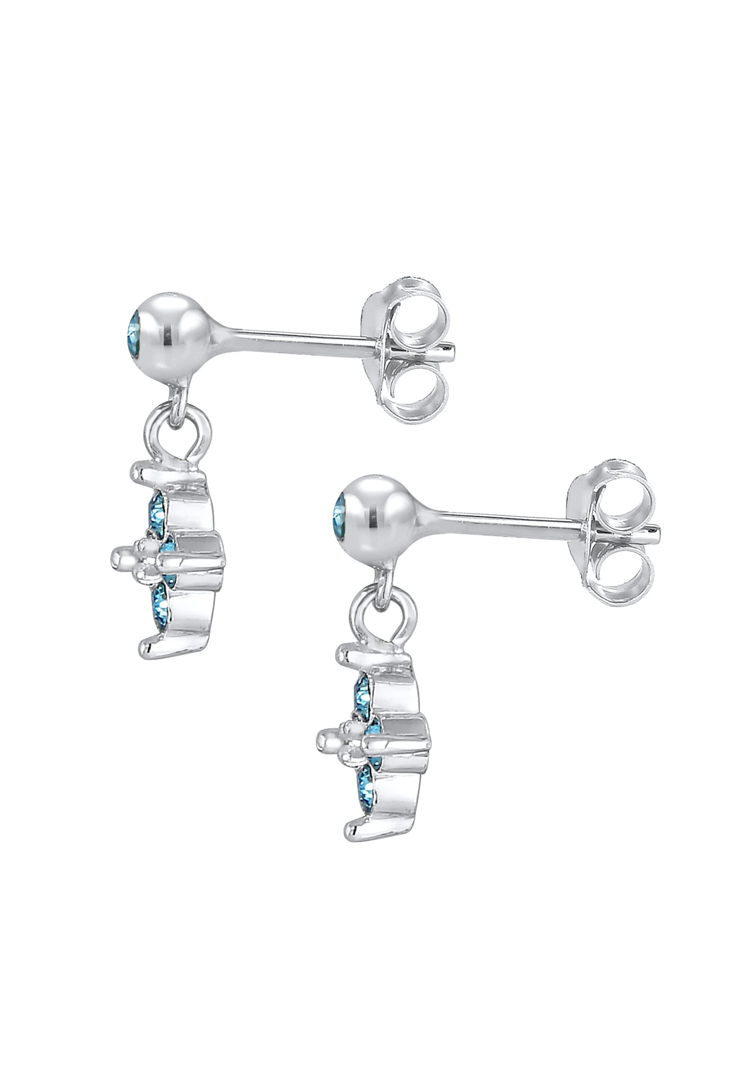 Elli Kinder Blume Kristalle Süss 925 Silber