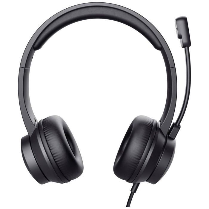 Auriculares USB Trust Ayda - Ligeros - Diadema ajustable - Para chat, Teams, Zoom