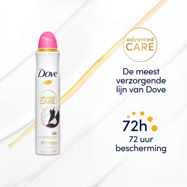 Dove Invisible Care dezodorant v spreju Floral Touch 200 ml