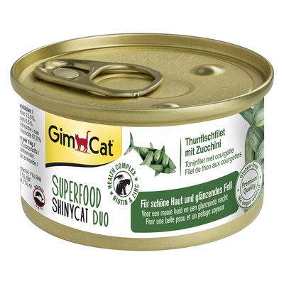 GimCat Superfood ShinyCat Duo 6 x 70 g