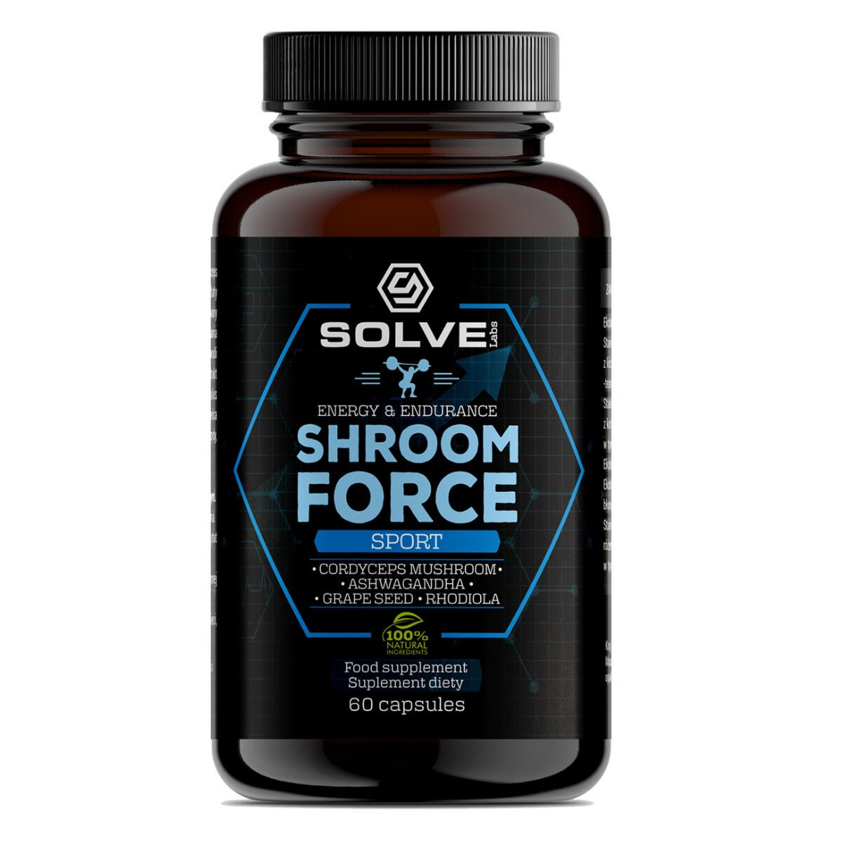Solve Labs Shroom Force – Cordyceps Sinensis ATP Pré-entraînement