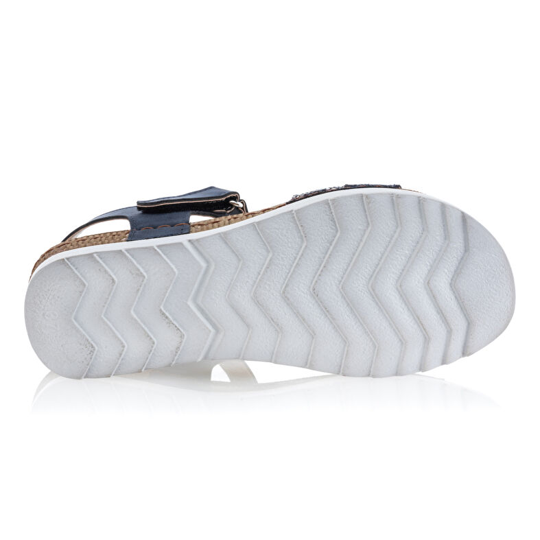 Sandalias azules para mujer / Zapatos de punta abierta