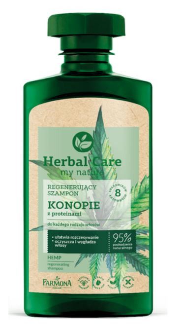 „Herbal Care“ regeneruojamasis kanapių šampūnas Šampūnai
