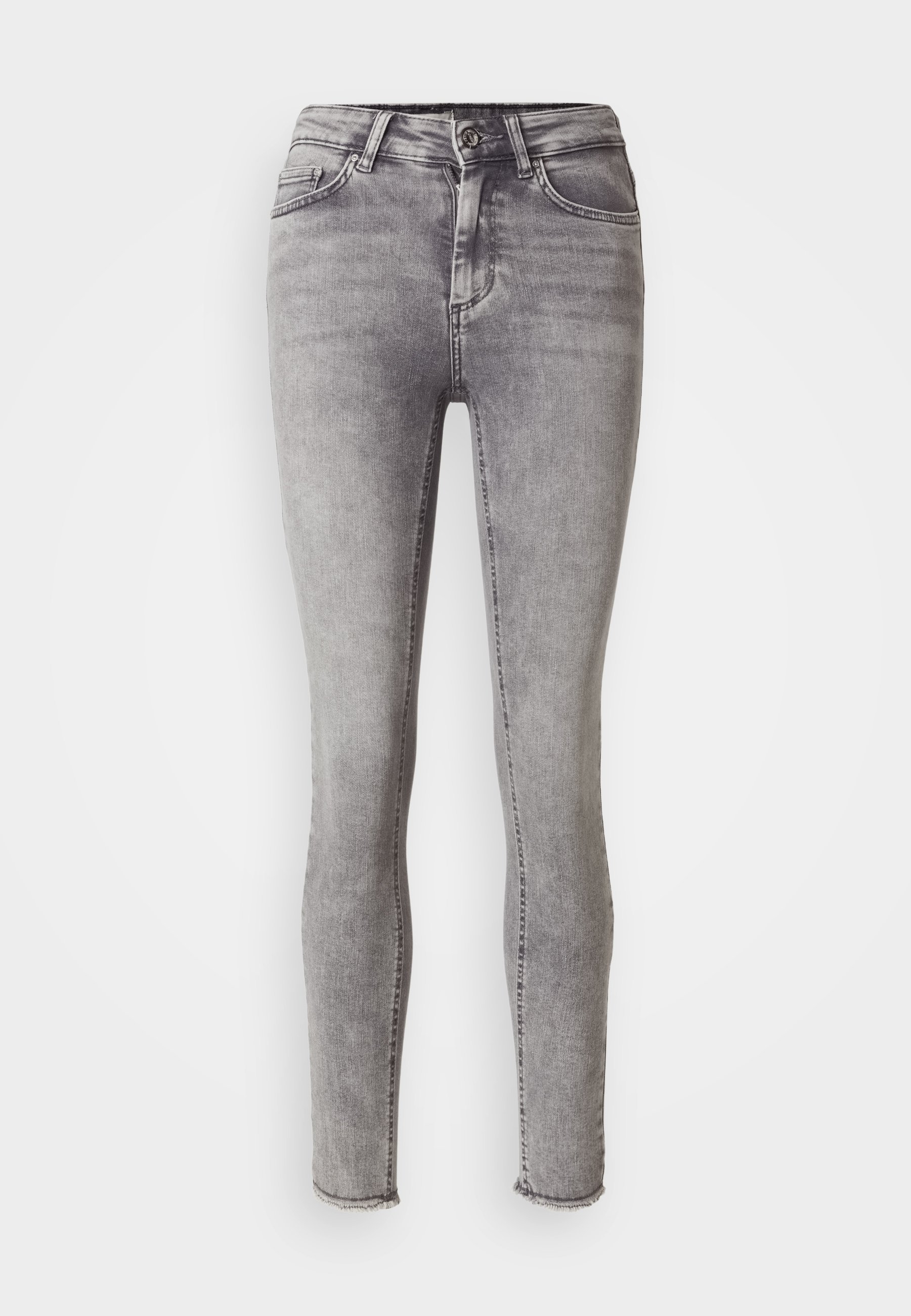 SOLO SU BLLUSH LIFE MID - Jeans Skinny Fit - denim grigio