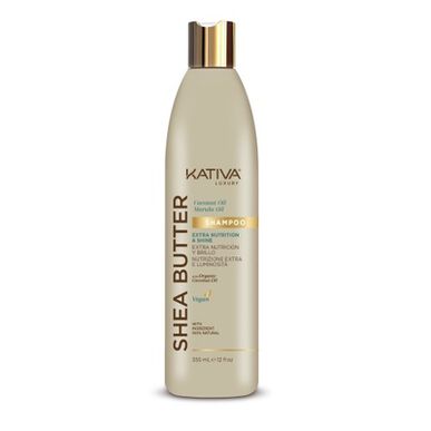 Kativa Shea Butter Extra Nutrition Shampoo, Θρεπτικό και Φωτιστικό Σαμπουάν για Ξηρά Μαλλιά, 355 ml