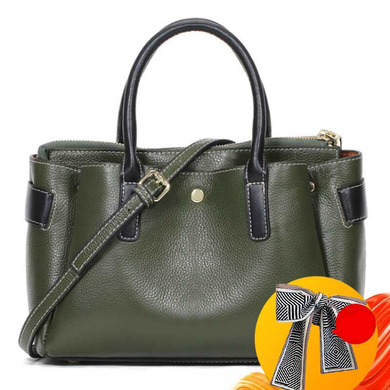 Sac à main en cuir véritable souple, luxueux, élégant et stylé, sac bandoulière pour femme, idéal pour les déplacements quotidiens et les activités de plein air, grande capacité.
