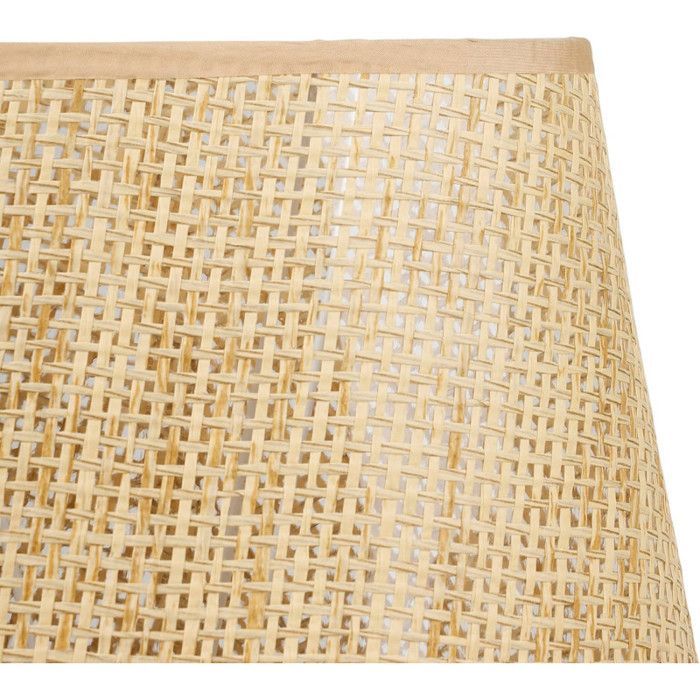Abat-jour - Ovale - Rotin/cannage - Naturel - 31cm diamètre - Pour lampe - Salon - Chambre