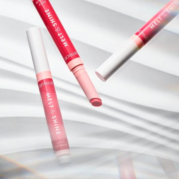 „Catrice Melt & Shine Juicy 020 Beach Blossom“ lūpų balzamas, 1,3 g