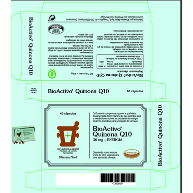 Bioactivo prehransko dopolnilo za normalen metabolizem kinon Q10 60 kapsul 60 kapsul