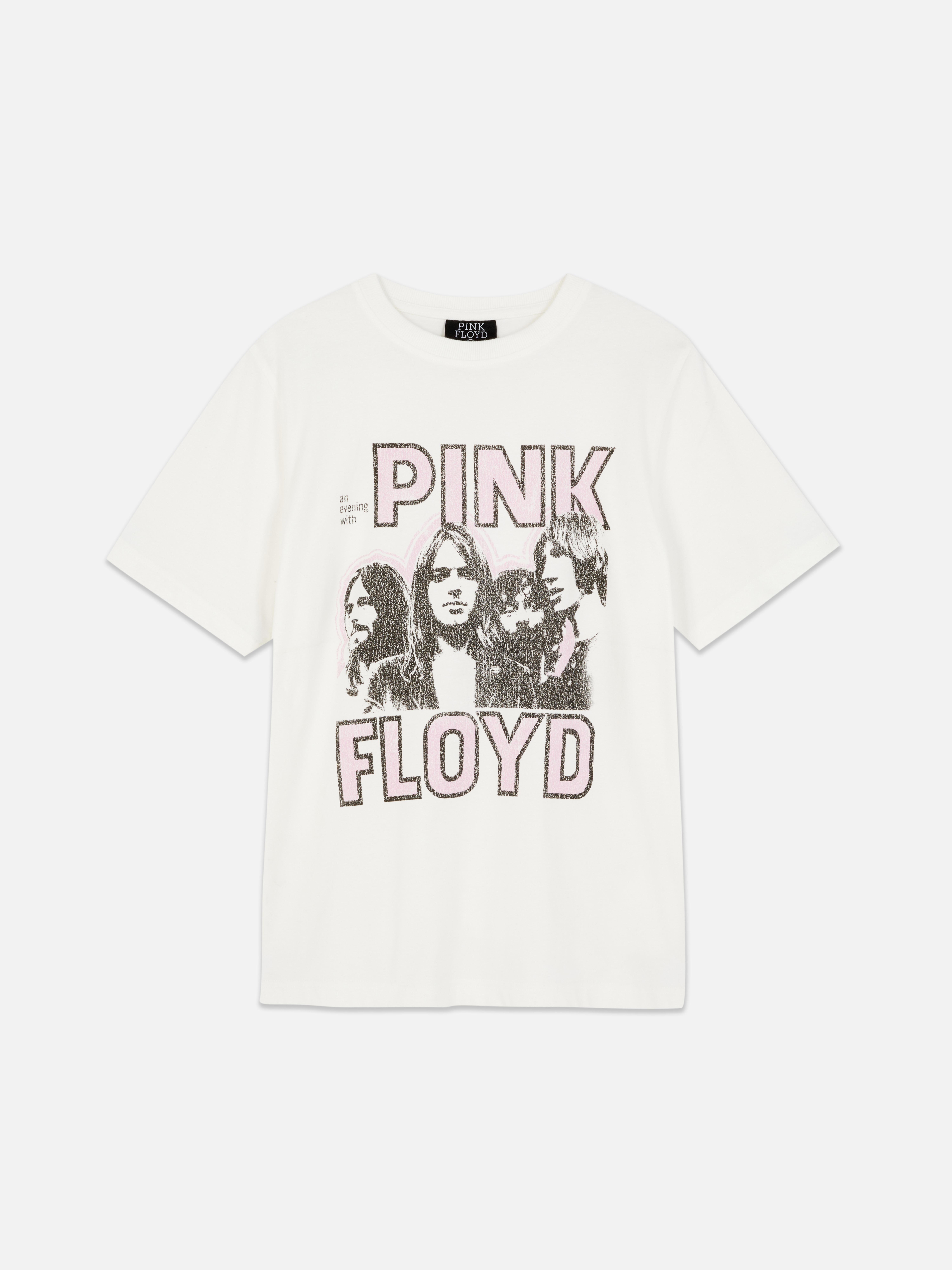 Tricou cu mânecă scurtă Pink Floyd Un tricou cu mânecă scurtă cu imprimeu și text Pink Floyd