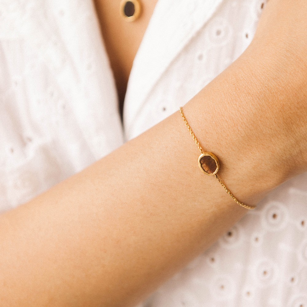 MY JOLIE CANDLE Bougie bracelet œil du tigre