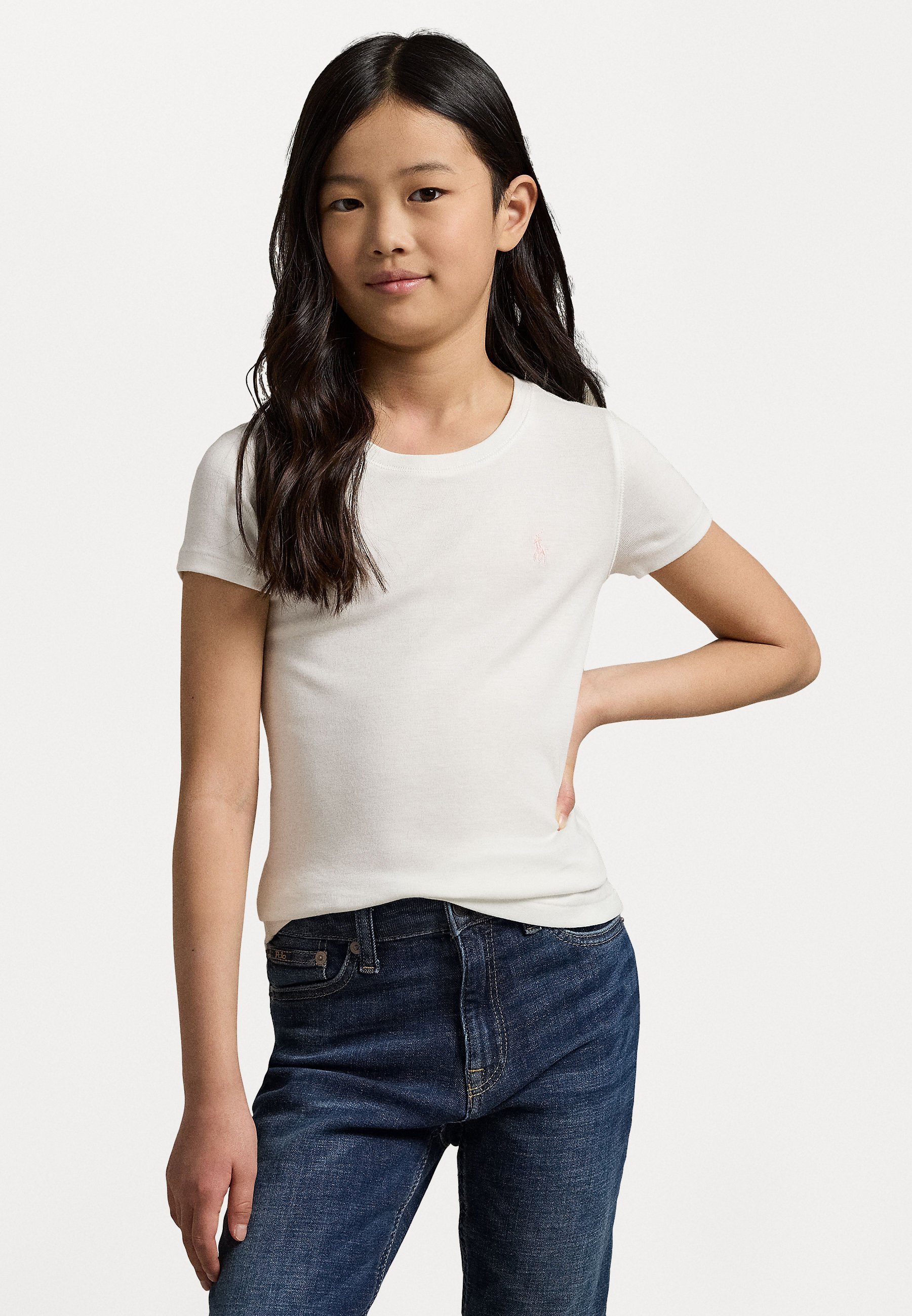 Polo Ralph Lauren katoenen jersey T-shirt - Basic T-shirt - wit