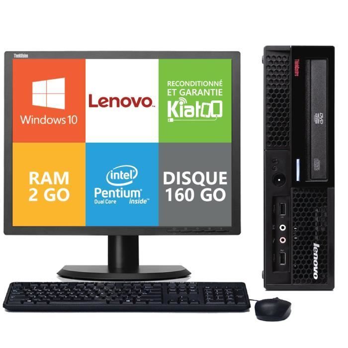 Lenovo ThinkCentre M58 Dual Core desktop-pc, 2 GB RAM, 160 GB harde schijf, 17