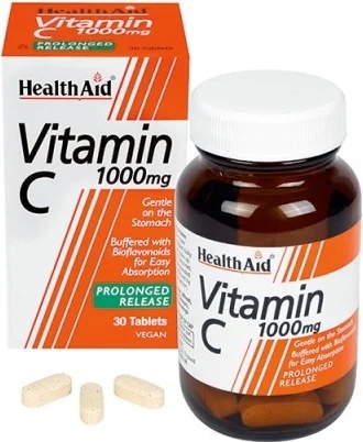 HEALTH AID Vitamine C 30 comprimés Ril Contr