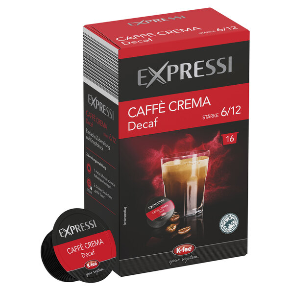 Kaffeekapseln Caffè Crema Decaf, 6 x 125 γρ