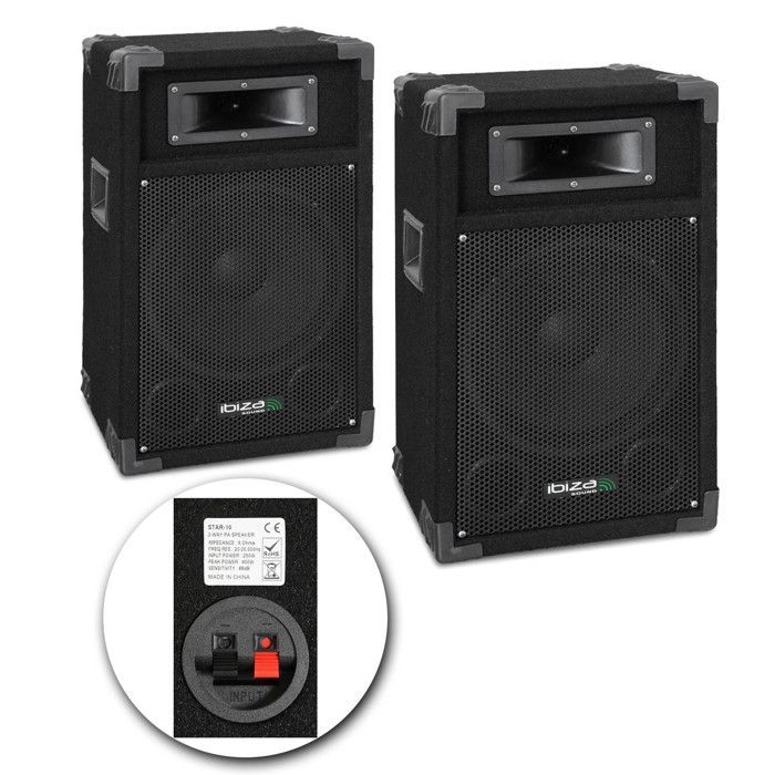 Sound pack DJ300-BT amplifier + HP 500W Mixer