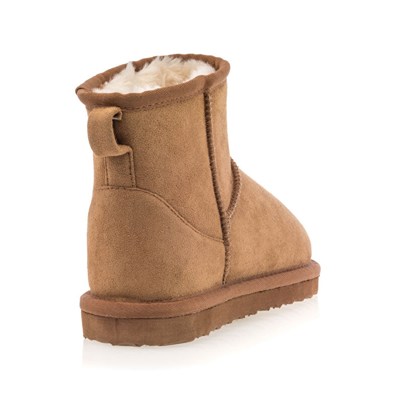 Brązowe buty dziewczęce / botki