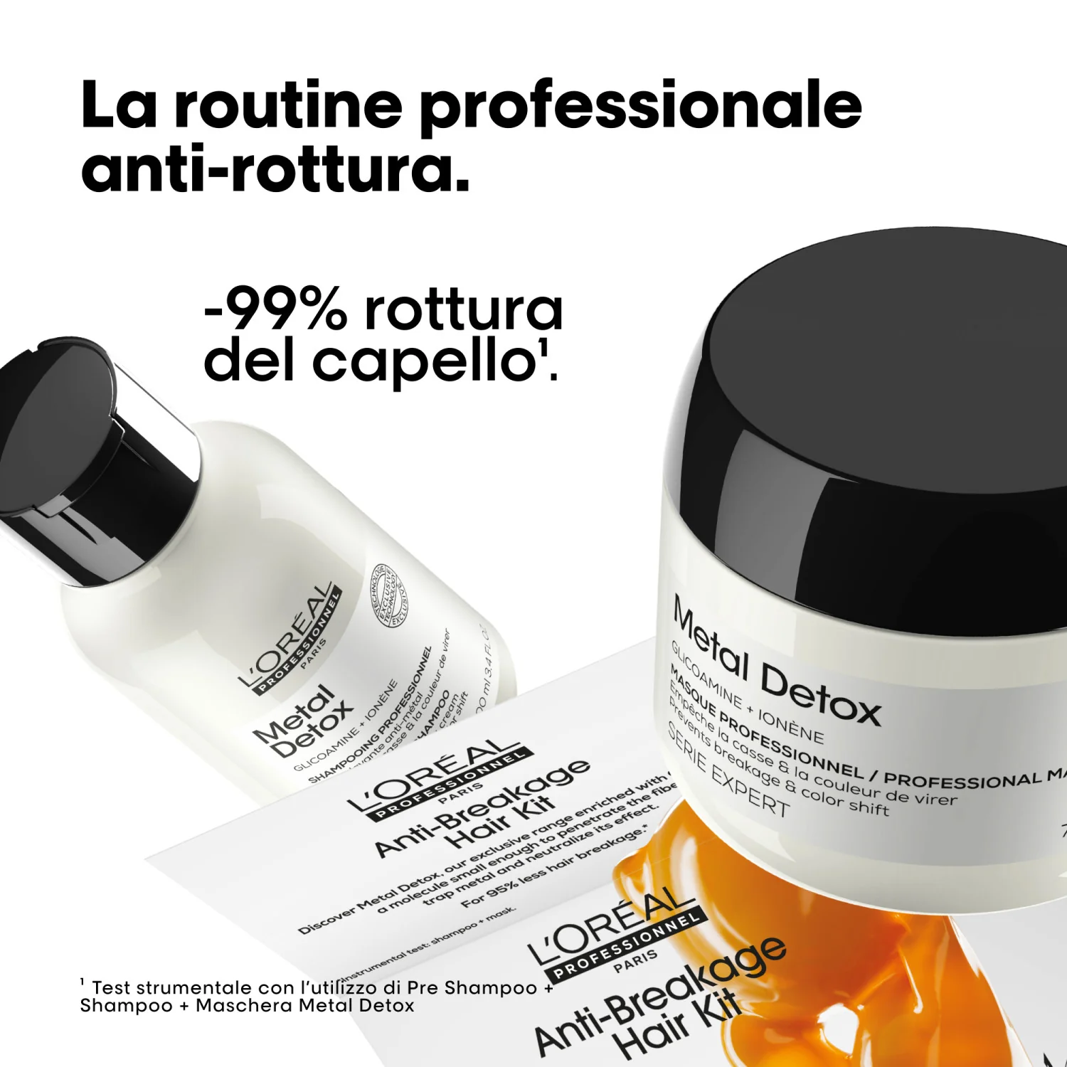 SERIE EXPERT New Metal Detox Mini Duo Kit Shampoo + Mask - Cofanetti per Capelli