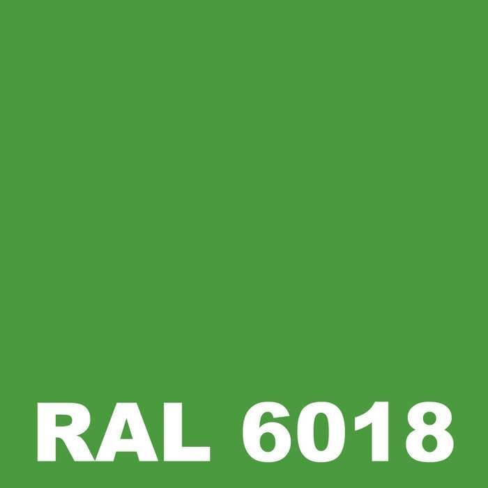 Vernice per esterni - Barattolo da 5 litri - Metaltop - 6018 - Giallo Verde