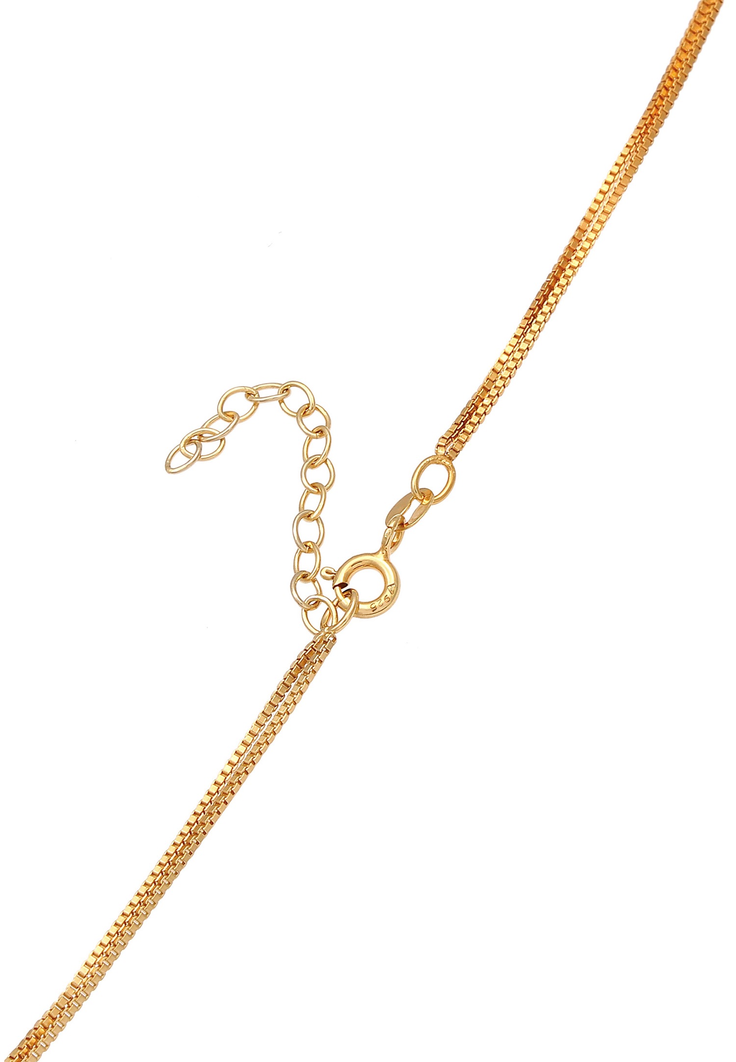 Elli Femmes Choker Vénitien Infinité Entrelacé en Argent Sterling 925