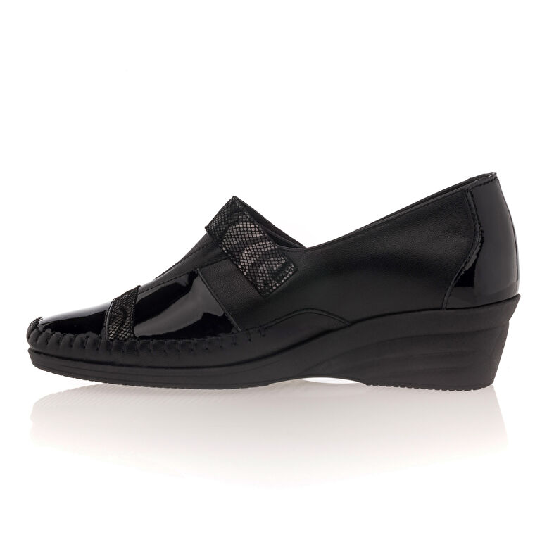 Schwarze Damen-Komfortschuhe