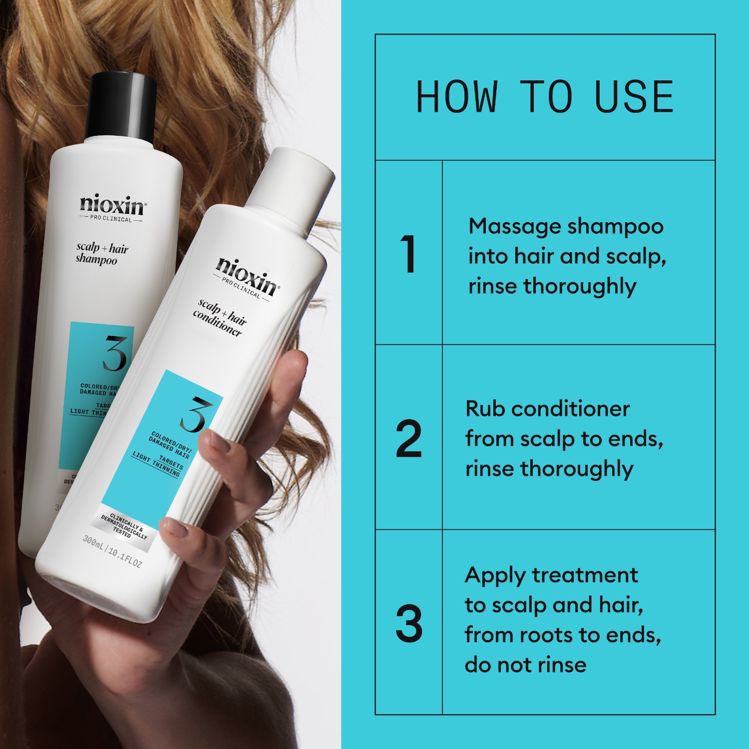 Nioxin Haarverzorgingssysteem 3 Loyaliteitsset – 1 stuk