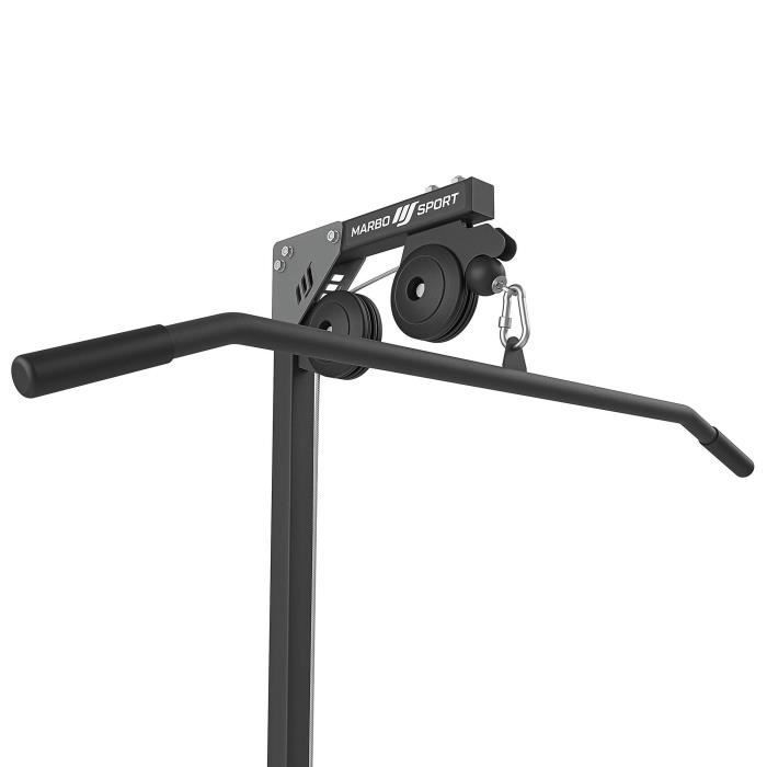 Marbo Sport Latzug für Hantelbank, zentraler Power Tower MS-W102 2.0