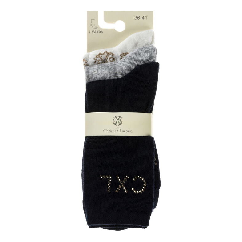 Chaussettes et collants Femme Gris