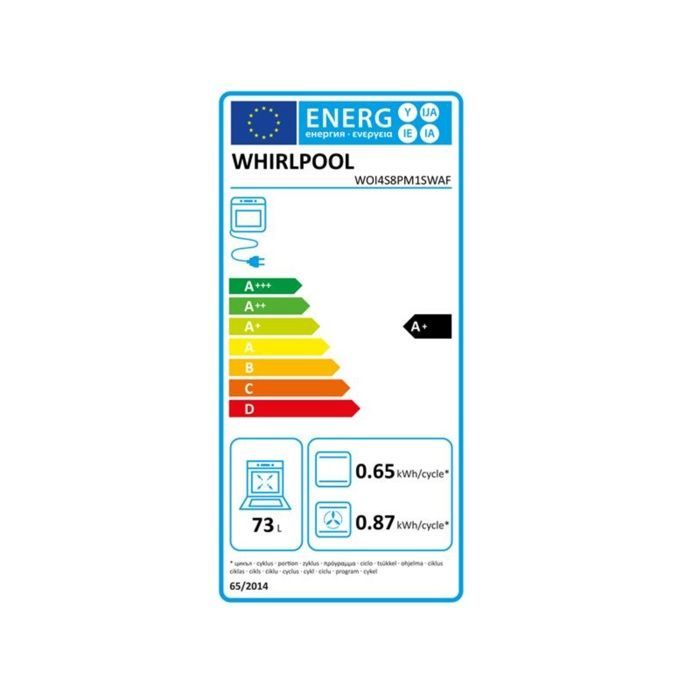 Whirlpool Einbaubackofen 73 l 60 cm Pyrolyse - WOI4S8PM1SWAF