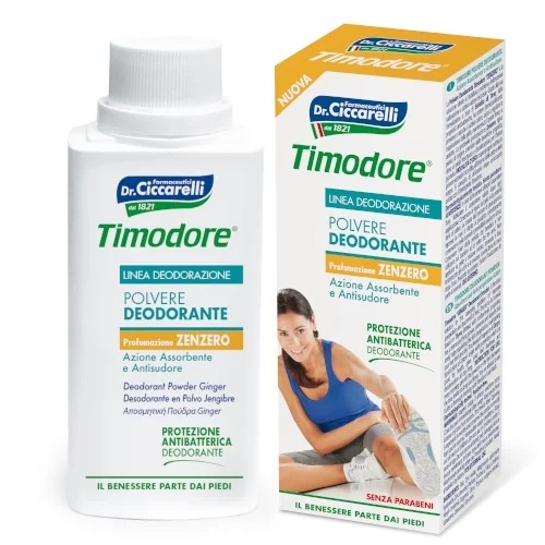 TIMODORE Timodore poederdeodorant met gember