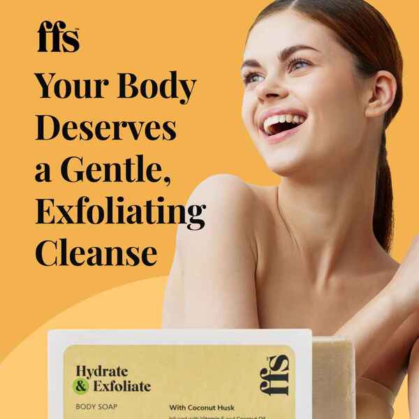 Săpun solid exfoliant cu nucă de cocos FFS Beauty 60g