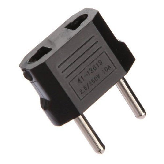 Adaptador de corriente de EE. UU./China/Canadá/Japón a FR/Francia/BE/Bélgica