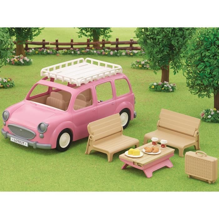 SYLVANIAN FAMILIES - Pink minivan for family picnics