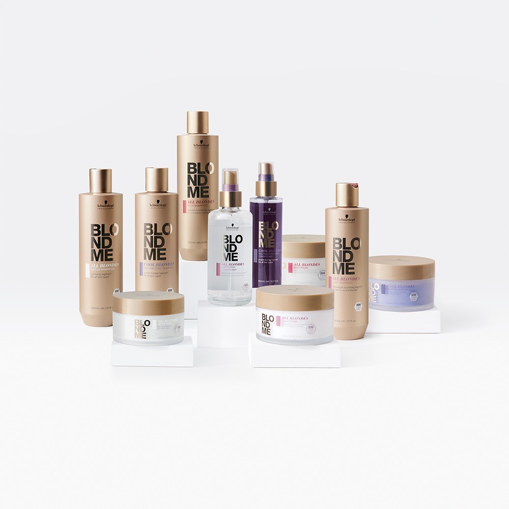 Schwarzkopf Professional Conditioner BLONDEME Blonde Wonders štetec na mihalnice - 150 ml