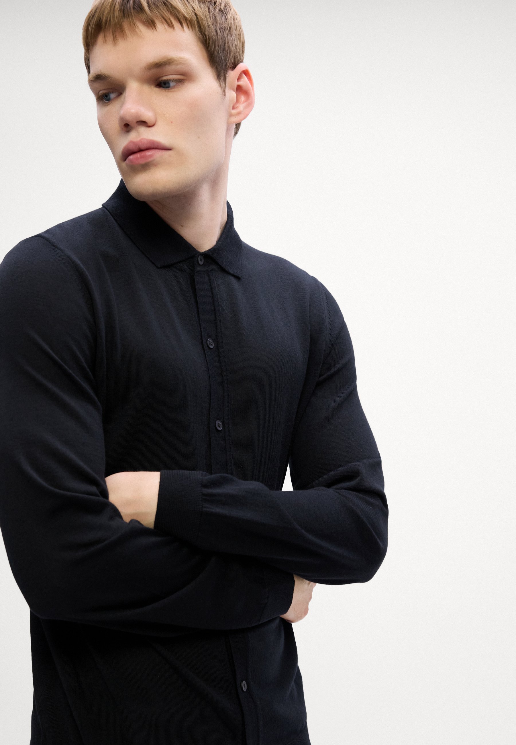 BOSS HELBERT - Cardigan - zwart