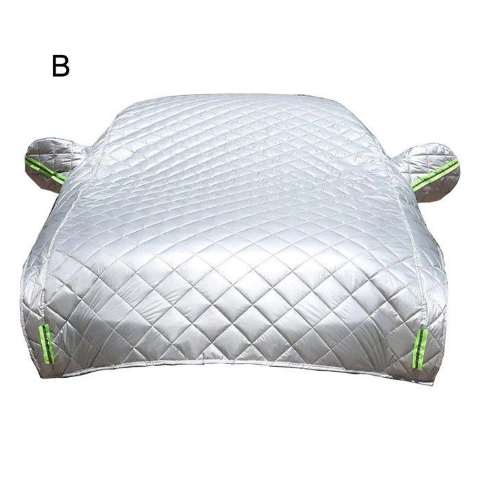 Funda para coche antigranizo FIANAO - 470 cm, impermeable y resistente al viento, protección contra la nieve, las heladas y el sol, ajuste universal para sedanes.