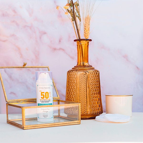Szennyeződésgátló ásványi naptej arcra SPF50| 50ML