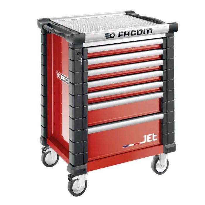 Carrello portautensili FACOM JET M3 - 6 cassetti, rosso