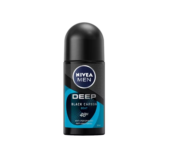 NIVEA MEN Deep Black Carbon Beat antyperspirant roll-on 50 ml