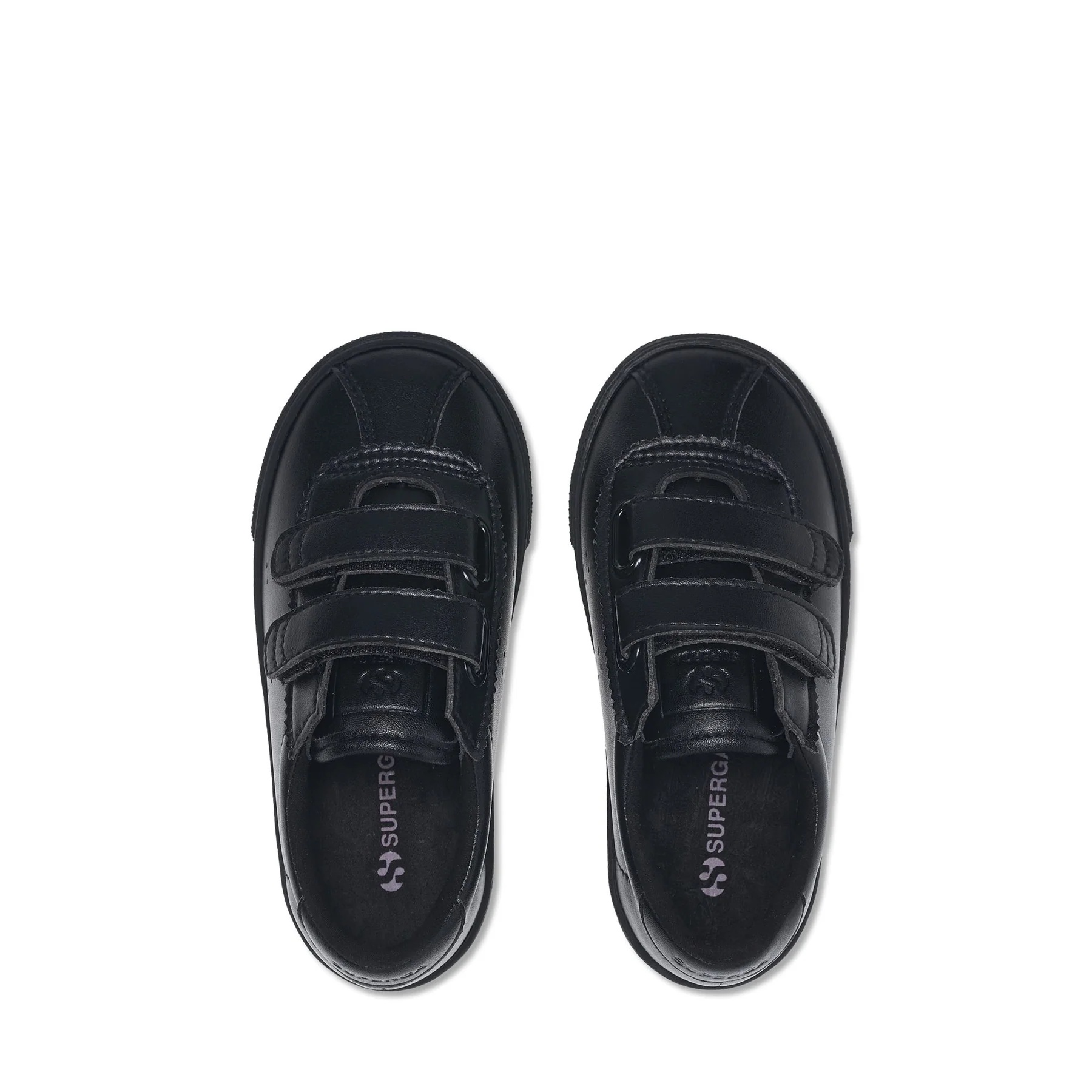 2843 KIDS CLUB S STRAPS VEGAN MATERIAL-TOTAL BLACK