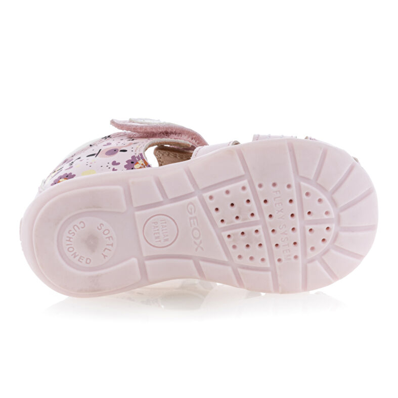 Rosa sandaler/sko med åpen tå til babyjente