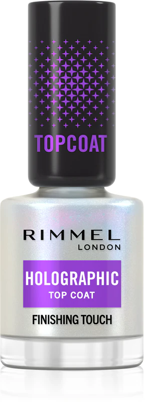 Rimmel Holographic Glitter Nail Polish Top Coat