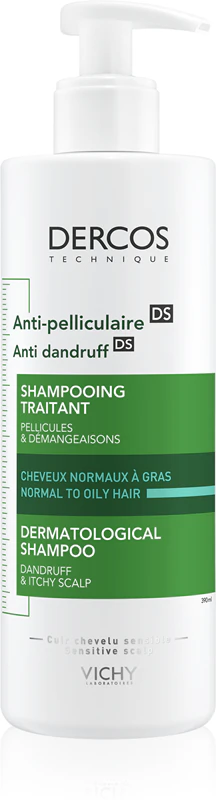 Shampoo Anticaspa Vichy Dercos para Cabelos Normais a Oleosos