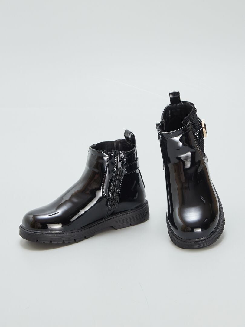 Botas Chelsea - PRETAS