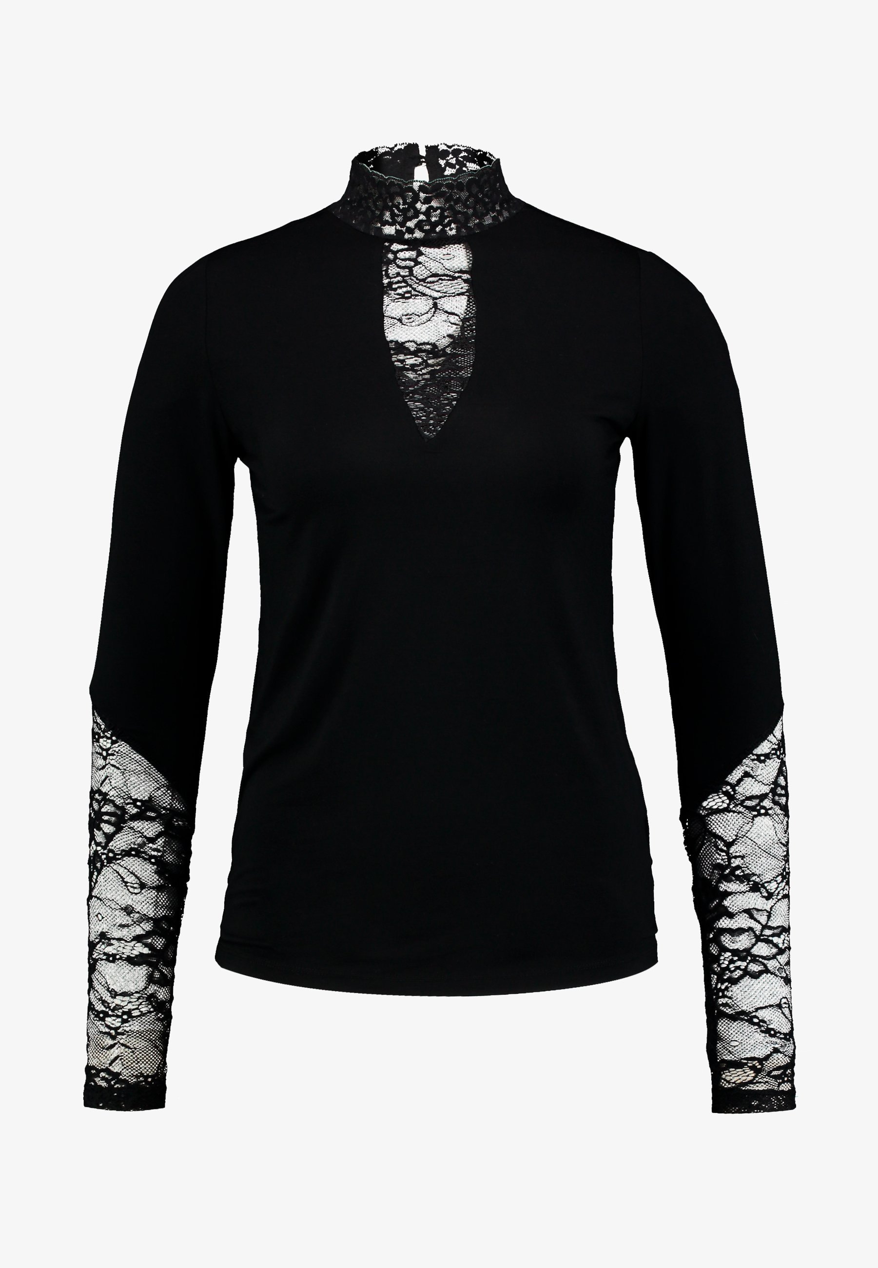 Culture BLOUSE - Top met lange mouwen - zwart